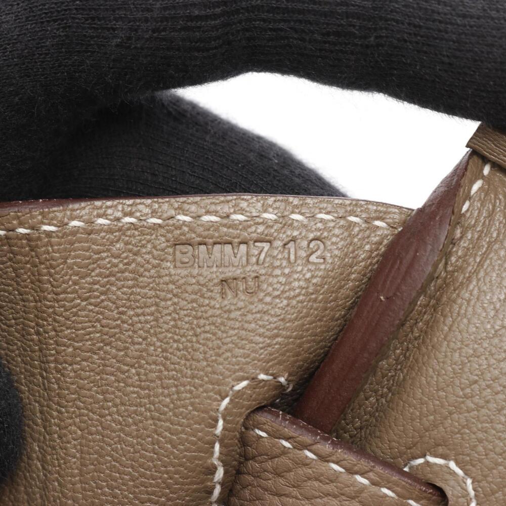 Hermes Birkin 30 Handbag, Leather Togo, Women's, Beige - Picture 5 of 10